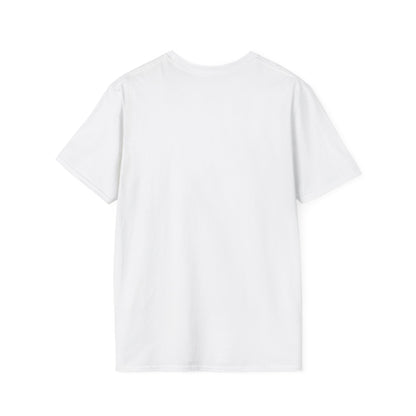 Motherhood Graphic T-Shirt — Pink Stripes & Blue Script