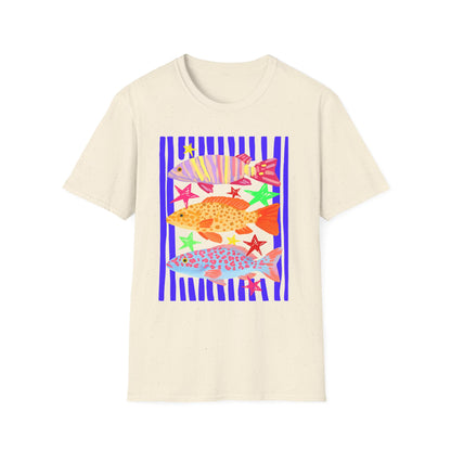 T-Shirt — Colorful Tropical Fish Graphic Tee