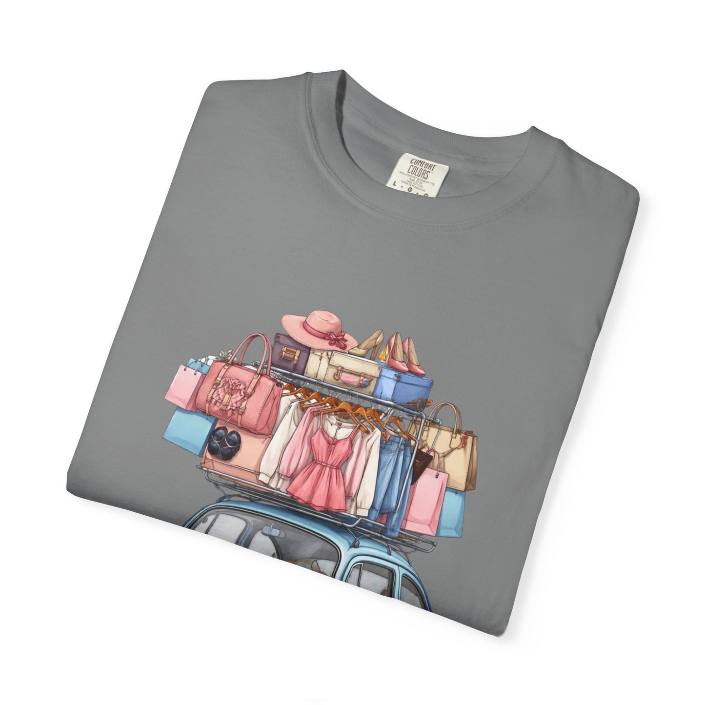 Retro Beetle Roadtrip T-Shirt — Vintage VW Bug with Luggage Graphic